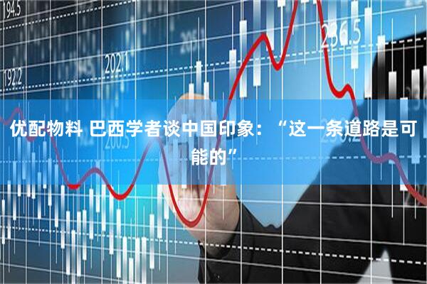 优配物料 巴西学者谈中国印象：“这一条道路是可能的”